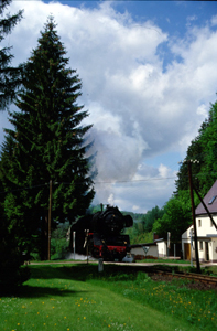 Sonderzug vor Geising