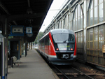 Einfahrt am Dresdner Hauptbahnhof