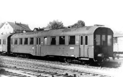 Altenberger Wagen auf dem Bf. Altenberg (Erzgeb) im September 1964